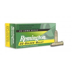 Remington 22 LR HV Golden Bullet 40 gr Remington Cartouche à percussion annulaire