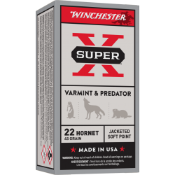 Win Super X 22 Hornet 46 gr HP Winchester Ammunition Winchester