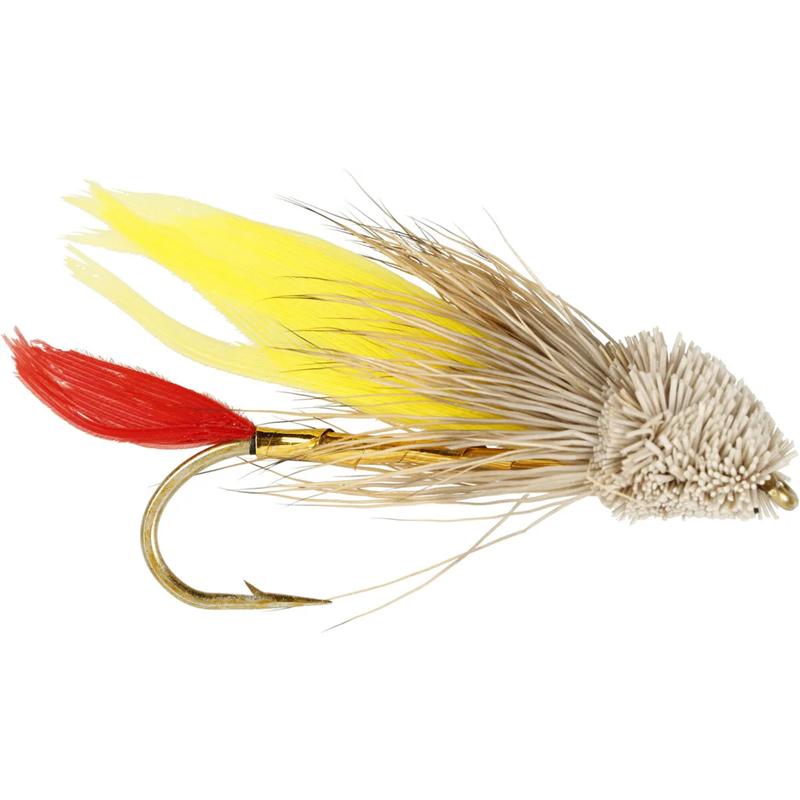 Neptune Muddler Minnow Yellow & Red Mouche Neptune Flies Muddler