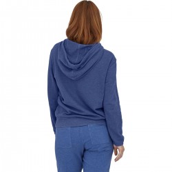 Patagonia W's organic cotton terry hoody current blue Patagonia Vêtements