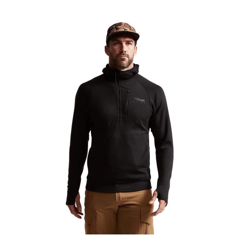 Sitka Core merino 330 sweat à capuche noir Sitka Vêtements Sitka