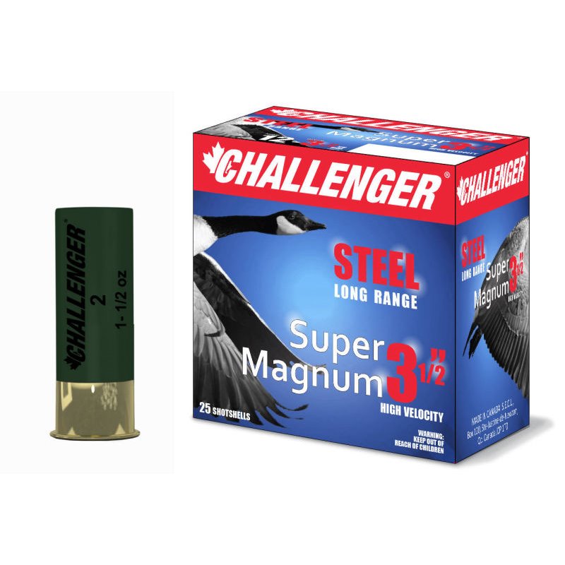 Challenger Steel 12 Ga 3.5'' 1 1/2OZ BB Challenger Waterfowl Non-toxic