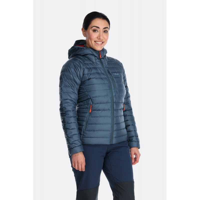 Rab Microlight Alpine Jacket Women s Orion Blue Size Clothing 8 Sporteque