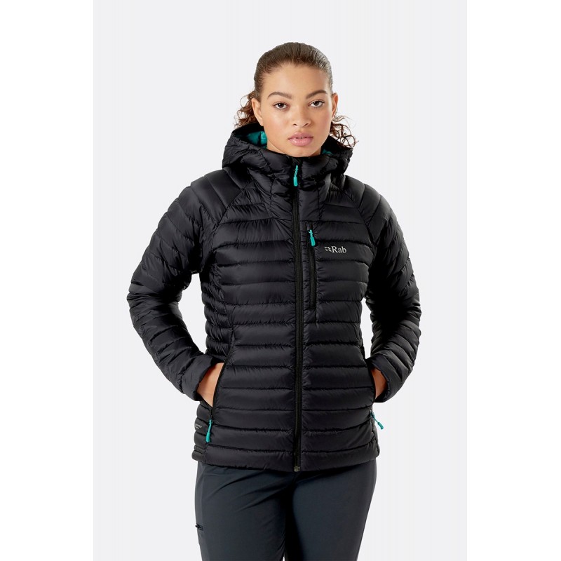 Rab Microlight Manteau Alpin Femme Noir Rab Manteaux et vestes