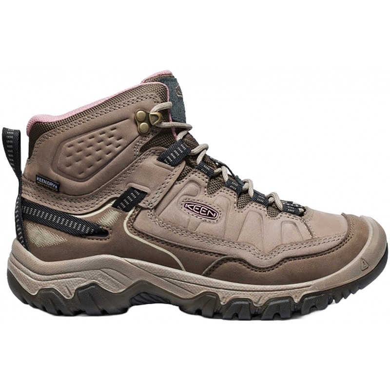 Keen Targhee IV Mid WP Women-Brindle/Nostalgia Pink KEEN Hiking Shoes & Boots