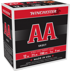 Winchester AA 12 Ga 1 oz 9 Winchester Ammunition Target & Hunting Lead