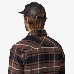 Patagonia Airfarer Cap Strata Stencil Black Patagonia Clothing