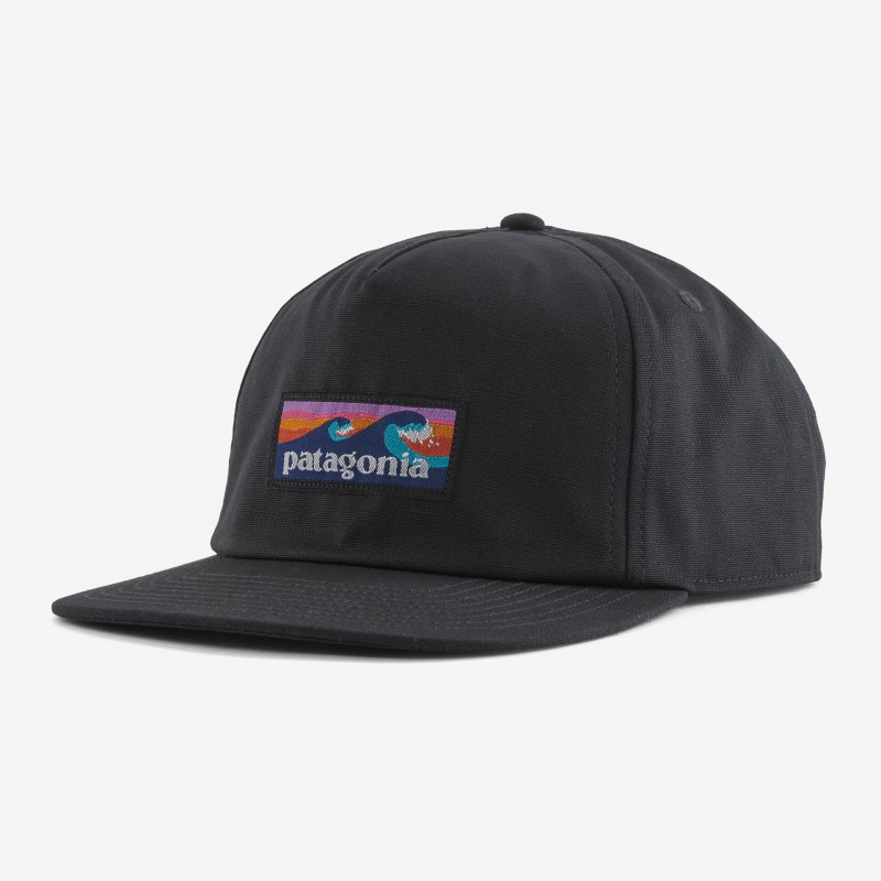 Patagonia Boardshort Label Funfarer Cap Black Patagonia Clothing