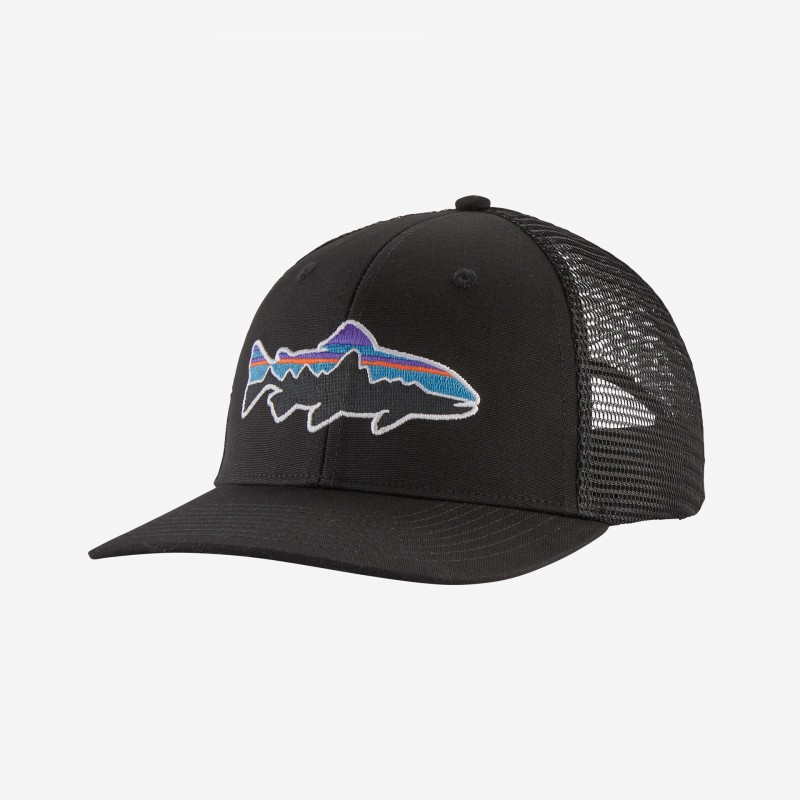 Patagonia Fitz Roy Trout Trucker Hat black Patagonia Clothing