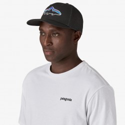 Patagonia Filtz Roy Trout Trucker Casquette Bleu Marin Patagonia Vêtements