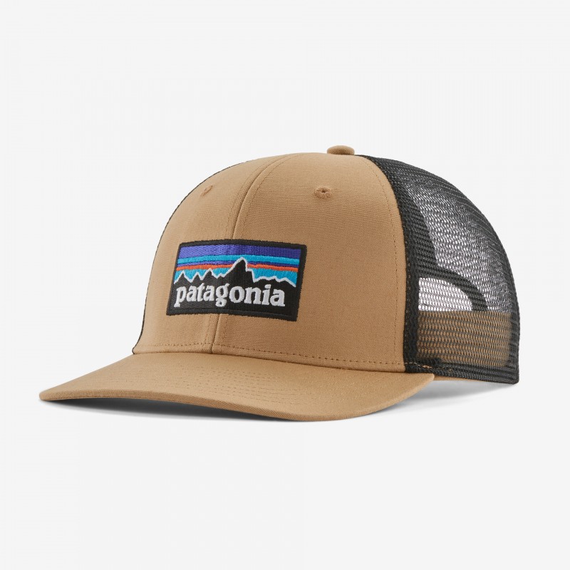 Patagonia Logo trucker Casquette Brun Grayling Patagonia Chapeaux et casquettes