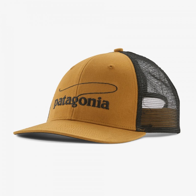 Patagonia Take a Stand Trucker Hat Casting Raptor Brun Patagonia Chapeaux et casquettes