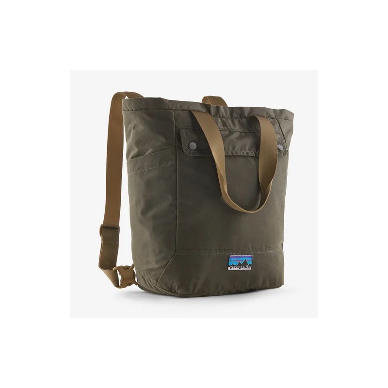 Patagonia Waxed Canvas Tote Pack Basin Vert Patagonia Sacs