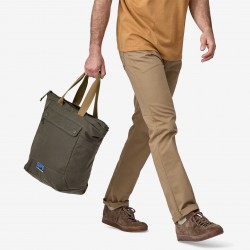 Patagonia Waxed Canvas Tote Pack Basin Vert Patagonia Sacs