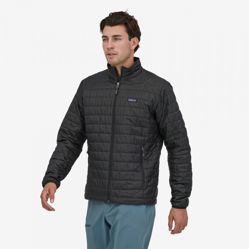 Patagonia Men's Nano Puff Manteau Noir Patagonia Hommes