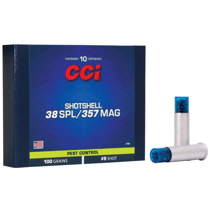 CCI 38 Spl /357 Mag Shotshell no 9 CCI Speer /CCI