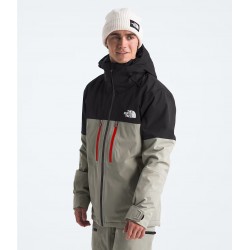 The North Face Men Chakal Jacket Clay Grey Tnf Black THE NORTH FACE Clothing