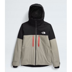 The North Face Men Chakal Jacket Clay Grey Tnf Black THE NORTH FACE Clothing