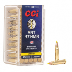 CCI 17 HMR 17 gr VNT CCI Rimfire