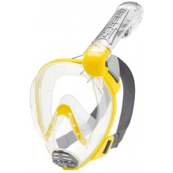 Cressi Duke Dry Clear Yellow m/l Cressi Mask & Snorkel Kit