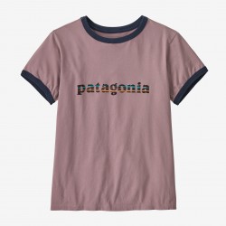 Patagonia Femme 73 Text logo Resp Chandail Stormy Mauve -Petit Patagonia Magasiner tout