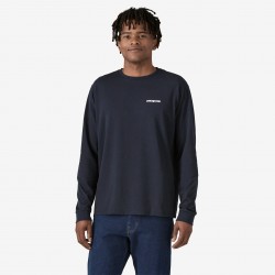 Patagonia Homme l/s p-6 logo respons-tee Noir Patagonia Patagonia