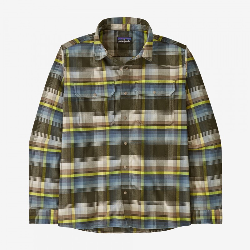 Patagonia Men's Canyonite Flannel Shirt Pine Green Patagonia Home