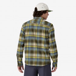 Patagonia Men's Canyonite Flannel Shirt Pine Green Patagonia Home