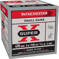 Winchester Upland Load 410 Ga 3'' 11/16 oz 4 Max 2 per customer Winchester Ammunition Target & Hunting Lead