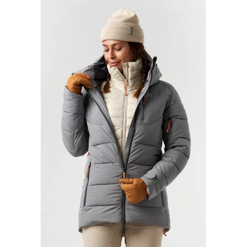 Orage Women's Riya Synthetic Down Jacket Light Steel Blue Size