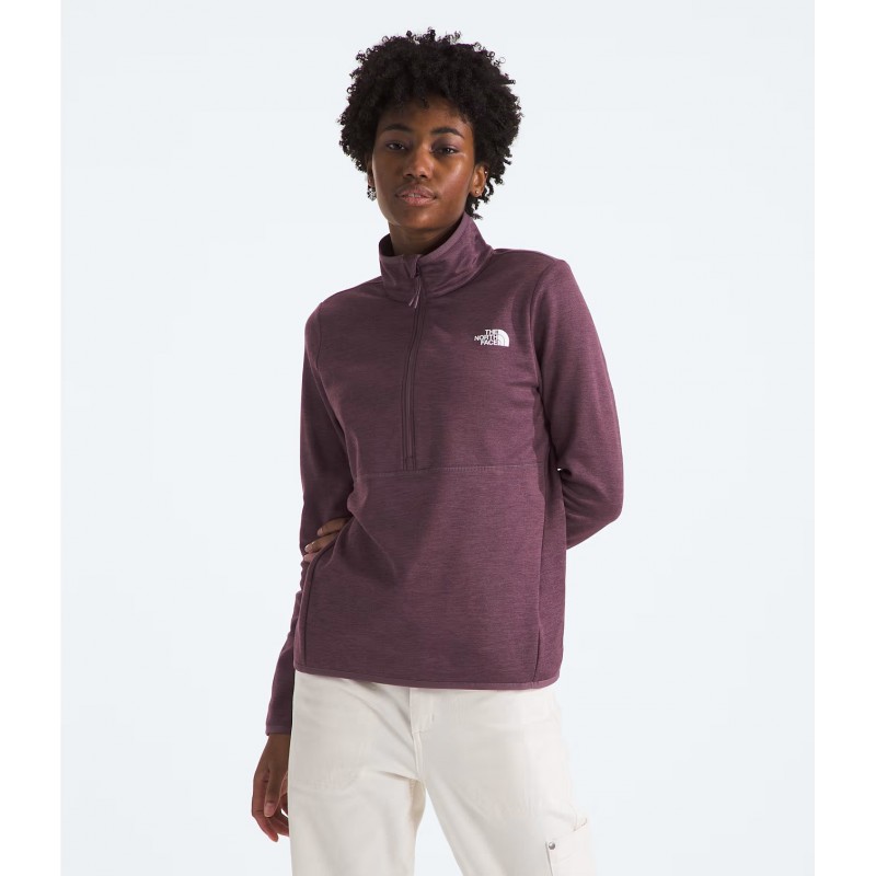 North Face Women's Canyonlands 1/4zip Midnoght Mauve THE NORTH FACE Women's