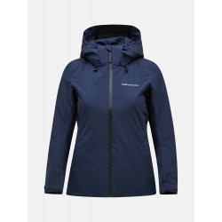 Peak Performance Femme Anima Manteau-BLEU SHADOW Peak Performance Manteaux et vestes