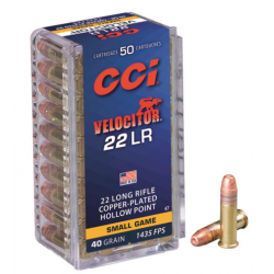 CCI Velocitor 22 lr 40 Gr HP CCI Rimfire