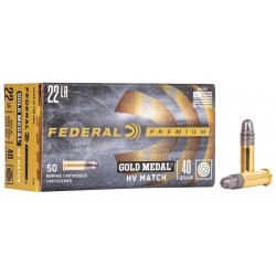 Federal HV Match 22lr 40 gr Federal ( American Eagle) Cartouche à percussion annulaire