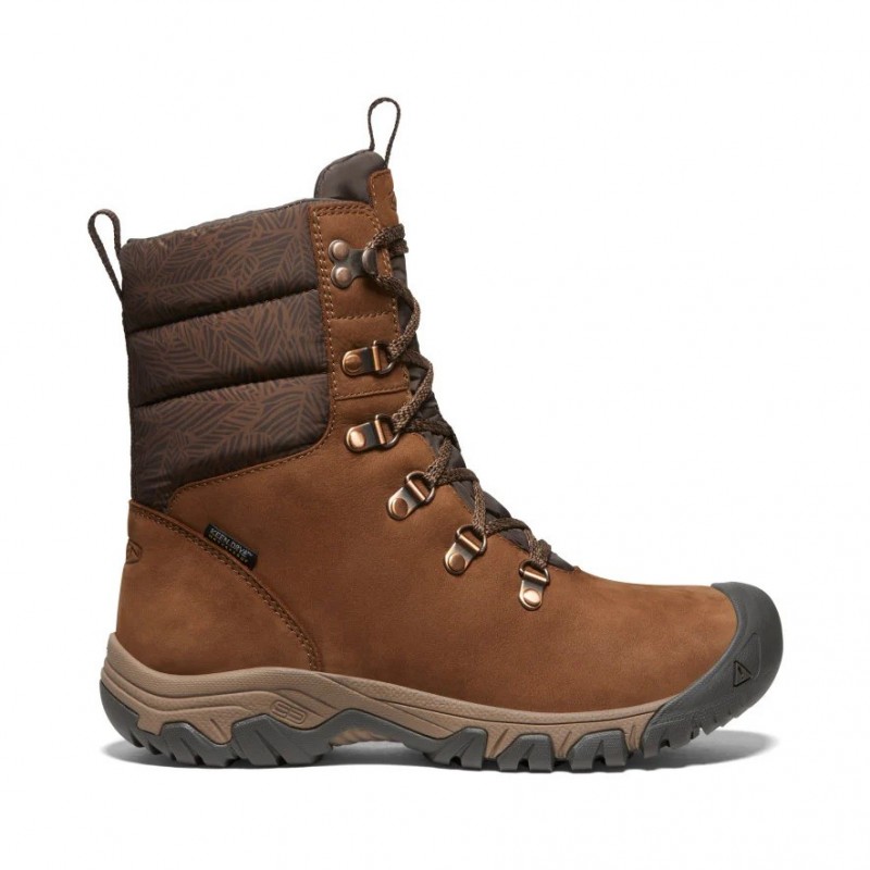 Keen Greta Boot WP W Bison/Java KEEN Bottes d'hiver