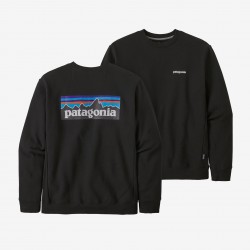 Patagonia logo uprisal crew sweatshirt Noir Patagonia Vêtements