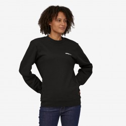 Patagonia logo uprisal crew sweatshirt Noir - Patagonia - sporteque.ca