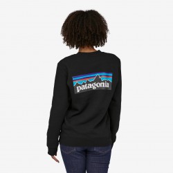 Patagonia logo uprisal crew sweatshirt Noir - Patagonia - sporteque.ca