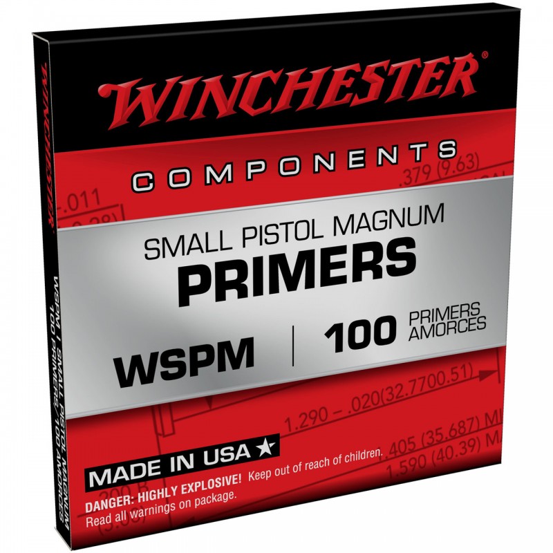 Winchester WSPM Small Mag Pistol Primer Winchester Ammunition Primer