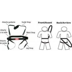 Kuu Kids Ski Waist Harness  Ski & Snowboard