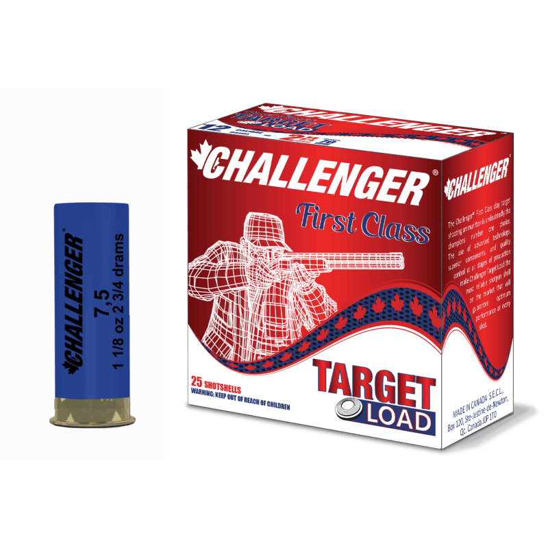Challenger Target Olympic 12 Ga 2 3/4 1oz No 7.5 Challenger Target & Hunting Lead