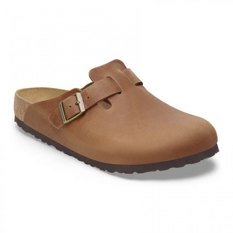 Birkenstock Boston Oiled Leather Cognac R Birkenstock Footwear Birkenstock Boston Oiled Leather Cognac R Birkenstock Footwear