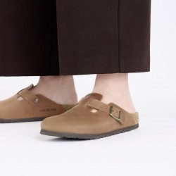 Birkenstock Boston Oiled Leather Cognac R Birkenstock Footwear