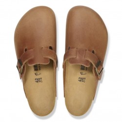 Birkenstock Boston Oiled Leather Cognac R Birkenstock Footwear