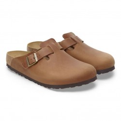 Birkenstock Boston Oiled Leather Cognac R Birkenstock Footwear