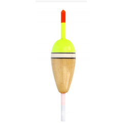 Eagle Claw Balsa Oval Slip Float 7/8"x4'' 2 units Eagle Claw Hooks,Floats & Swivels