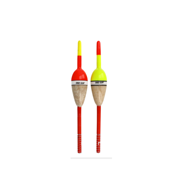 Eagle Claw Balsa Oval Spring Float 7/8"x6'' 2 units Eagle Claw Hooks,Floats & Swivels