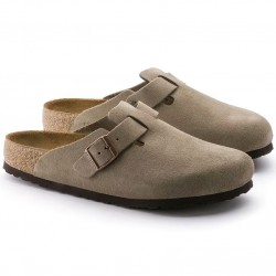 Birkenstock Boston SFB VL Taupe Reg - Birkenstock - sporteque.ca