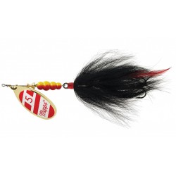 Mepps Aglia 5 Tandem Bucktail Rouge/ Blanc queue noir Mepps Mepps