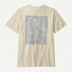 Patagonia Strataspire Respon Tee Birch White Patagonia Vêtements